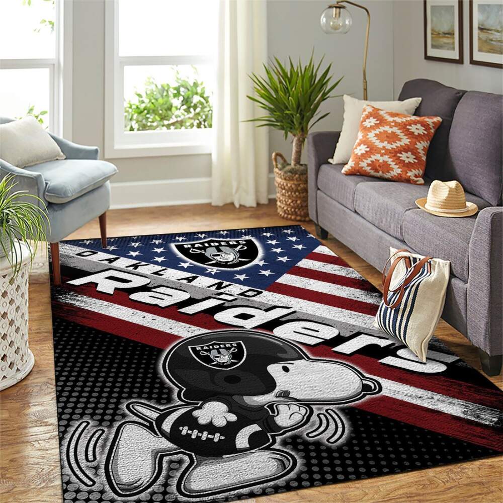 Oakland Raiders Nfl Area Rugs American Flag Snoopy Living Room Carpet Team Logo Sports Rug Regtangle Carpet Floor Decor Home Decor 0 Oakland Raiders Nfl Area Rugs American Flag Snoopy Living Room Carpet Team Logo Sports Rug Regtangle Carpet Floor Decor Home Decor 0