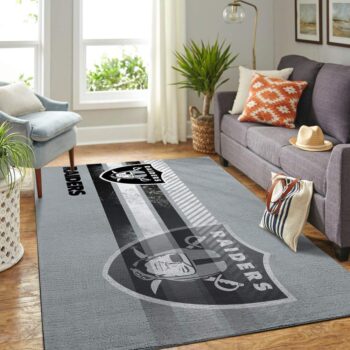 Oakland Raiders Nfl Area Rugs Living Room Carpet Team Logo Sports Rug Regtangle Carpet Floor Decor Home Decor 0