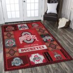 Ohio State Buckeyes Area Rugs Living Room Carpet Fn281209 Rug Regtangle Carpet Floor Decor Home Decor 0