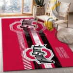 Ohio State Buckeyes Ncaa 1 Area Rug Living Room And Bed Room Rug Rug Regtangle Carpet Floor Decor Home Decor 0