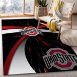Ohio State Buckeyes Ncaa 2 Area Rug Living Room And Bed Room Rug Rug Regtangle Carpet Floor Decor Home Decor 0