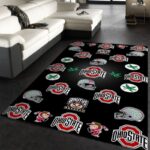 Ohio State Buckeyes Ncaa 4 Area Rug Living Room And Bed Room Rug Rug Regtangle Carpet Floor Decor Home Decor 0