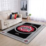 Ohio State Buckeyes Ncaa Area Rugs Living Room Carpet Team Logo Home Rug Regtangle Carpet Floor Decor Home Decor 0
