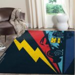 Oklahoma City Thunder Area Rug Living Room Rug Home Decor Nba Basketball Team Logo Carpet Rug Living Room 2003272 0