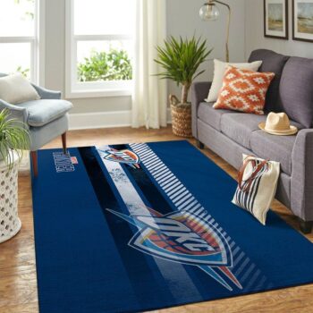 Oklahoma City Thunder Nba 11 Area Rug Living Room And Bed Room Rug Rug Regtangle Carpet Floor Decor Home Decor 0