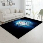 Oklahoma City Thunder Nba 12 Area Rug Living Room And Bed Room Rug Rug Regtangle Carpet Floor Decor Home Decor 0