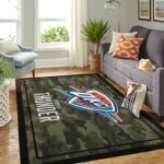 Oklahoma City Thunder Nba 3 Area Rug Living Room And Bed Room Rug Rug Regtangle Carpet Floor Decor Home Decor 0