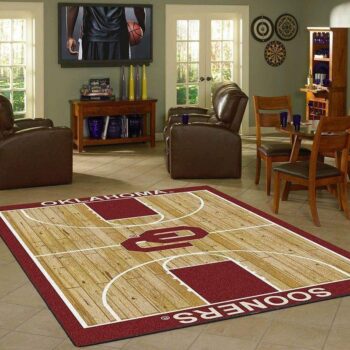 Oklahoma Sooners Area Rug Football Living Room Carpet Home Rug Regtangle Carpet Floor Decor Home Decor 0