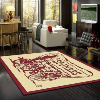 Oklahoma Sooners Area Rug Football Team Logo Carpet Living Room Rugs Rug Regtangle Carpet Floor Decor Home Decor V8335 0