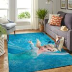 Oklahoma Sooners Home Field Area Rug Living Room Rug Home Decor Football Floor Decor F10217 0