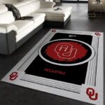 Oklahoma Sooners Ncaa 1 Area Rug Living Room And Bed Room Rug Rug Regtangle Carpet Floor Decor Home Decor 0
