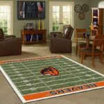 Oregon State Beavers Home Field Area Rug Football Team Logo Carpet Living Room Rugs Rug Regtangle Carpet Floor Decor Home Decor 0