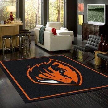 Oregon State Beavers Rug Football Team Logo Carpet Living Room Rugs Rug Regtangle Carpet Floor Decor Home Decor 0