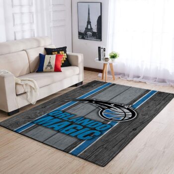 Orlando Magic Nba Team Logo Area Rugs Wooden Style Living Room Carpet Sports Rug Regtangle Carpet Floor Decor Home Decor 0