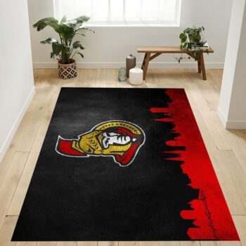 Ottawa Senators Nhl 5 Area Rug Living Room And Bed Room Rug Rug Regtangle Carpet Floor Decor Home Decor 0