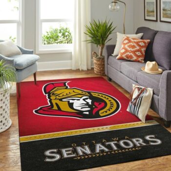 Ottawa Senators Nhl 7 Area Rug Living Room And Bed Room Rug Rug Regtangle Carpet Floor Decor Home Decor 0