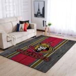 Ottawa Senators Nhl 8 Area Rug Living Room And Bed Room Rug Rug Regtangle Carpet Floor Decor Home Decor 0