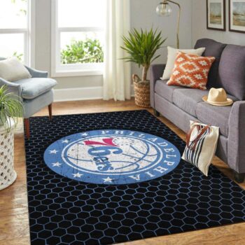 Philadelphia 76ers Nba Area Rugs Living Room Carpet Christmas Gift Rug Regtangle Carpet Floor Decor Home Decor V11125 0