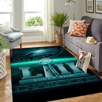 Philadelphia Eagles Area Rug Nfl Football Team Logo Carpet Living Room Rugs Rug Regtangle Carpet Floor Decor Home Decor V1736 0