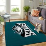 Philadelphia Eagles Area Rug Nfl Football Team Logo Carpet Living Room Rugs Rug Regtangle Carpet Floor Decor Home Decor V1739 0