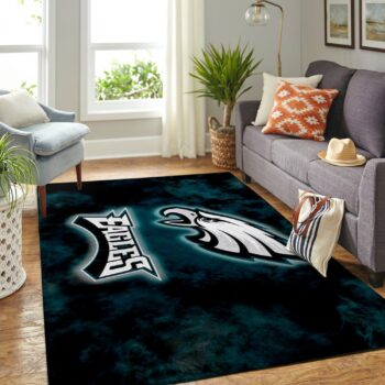 Philadelphia Eagles Area Rug Nfl Football Team Logo Carpet Living Room Rugs Rug Regtangle Carpet Floor Decor Home Decor V1740 0
