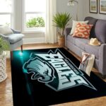 Philadelphia Eagles Area Rug Nfl Football Team Logo Carpet Living Room Rugs Rug Regtangle Carpet Floor Decor Home Decor V1741 0