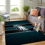 Philadelphia Eagles Area Rug Nfl Football Team Logo Carpet Living Room Rugs Rug Regtangle Carpet Floor Decor Home Decor V1742 0