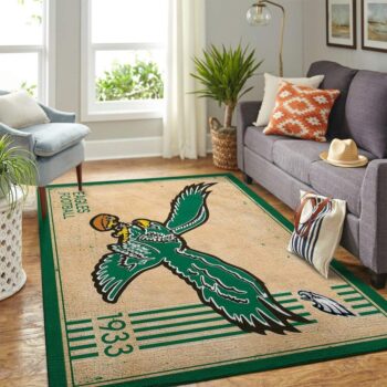 Philadelphia Eagles Nfl Area Rugs Retro Style Living Room Carpet Team Logo Sports Rug Regtangle Carpet Floor Decor Home Decor 0