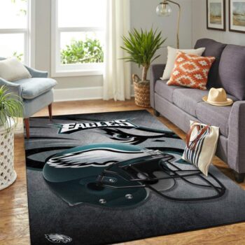 Philadelphia Eagles Nfl Area Rugs Team Helmet Living Room Carpet Sports Rug Regtangle Carpet Floor Decor Home Decor 0