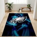 Philadelphia Eagles Nfl Logo Area Rug For Gift Bedroom Rug Us Gift Dec 0