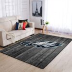 Philadelphia Eagles Nfl Team Logo Grey Area Rugs Wooden Style Living Room Carpet Sports Rug Regtangle Carpet Floor Decor Home Decor 0