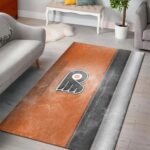 Philadelphia Flyers Area Rug Nhl Ice Hockey Team Logo Carpet Living Room Rugs Rug Regtangle Carpet Floor Decor Home Decor V1295 0
