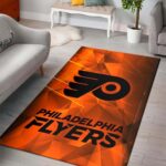 Philadelphia Flyers Area Rug Nhl Ice Hockey Team Logo Carpet Living Room Rugs Rug Regtangle Carpet Floor Decor Home Decor V1300 0