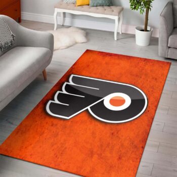 Philadelphia Flyers Area Rug Nhl Ice Hockey Team Logo Carpet Living Room Rugs Rug Regtangle Carpet Floor Decor Home Decor V1373 0