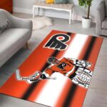 Philadelphia Flyers Area Rug Nhl Ice Hockey Team Logo Carpet Living Room Rugs Rug Regtangle Carpet Floor Decor Home Decor V1374 0