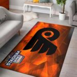 Philadelphia Flyers Area Rugs Nhl Hockey Living Room Carpet Team Logo Floor Home Decor 13 Rug Regtangle Carpet Floor Decor Home Decor 0