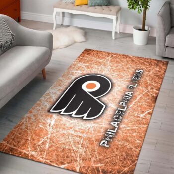 Philadelphia Flyers Area Rugs Nhl Hockey Living Room Carpet Team Logo Floor Home Decor 18 Rug Regtangle Carpet Floor Decor Home Decor 0