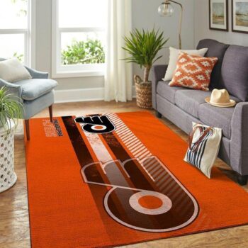 Philadelphia Flyers Area Rugs Nhl Hockey Living Room Carpet Team Logo Floor Home Decor 20030458 Rug Regtangle Carpet Floor Decor Home Decor 0