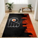 Philadelphia Flyers Nfl Logo Area Rug For Gift Bedroom Rug Us Gift Dec 0