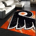 Philadelphia Flyers Nhl 4 Area Rug Living Room And Bed Room Rug Rug Regtangle Carpet Floor Decor Home Decor 0