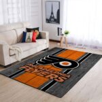 Philadelphia Flyers Nhl Area Rugs Team Logo Living Room Carpet Sports Rug Regtangle Carpet Floor Decor Home Decor 0