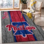 Philadelphia Phillies Mlb 1 Area Rug Living Room And Bed Room Rug Rug Regtangle Carpet Floor Decor Home Decor 0