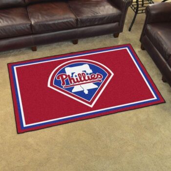 Philadelphia Phillies Mlb Baseball Area Rug Baseball Rug Regtangle Carpet Floor Decor Home Decor V5078 0