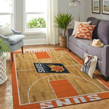 Phoenix Suns Area Rug Nba Basketball Team Logo Carpet Living Room Rugs Rug Regtangle Carpet Floor Decor Home Decor V4263 0