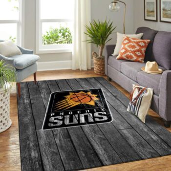 Phoenix Suns Nba Area Rugs Basketball Living Room Carpet Team Logo Wooden Home Rug Regtangle Carpet Floor Decor Home Decor 0
