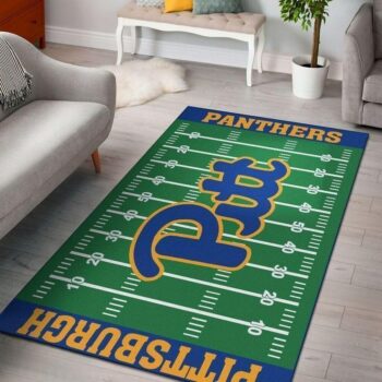 Pittsburgh Panthers Home Field Area Rug Football Team Logo Carpet Living Room Rugs Rug Regtangle Carpet Floor Decor Home Decor V17250 0
