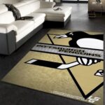 Pittsburgh Penguins Logo Nhl Fn120207 Hockey Area Rug Floor Decor The 0