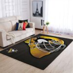 Pittsburgh Penguins Nhl Area Rugs Team Logo Mask Style Living Room Carpet Sports Rug Regtangle Carpet Floor Decor Home Decor 0