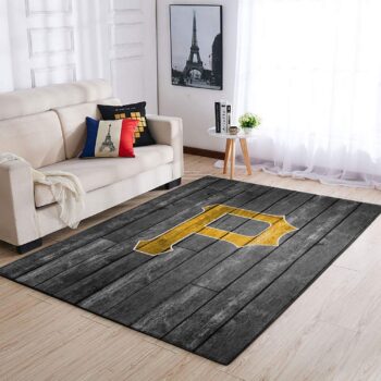 Pittsburgh Pirates Mlb Area Rugs Baseball Living Room Carpet Team Logo Wooden Home Rug Regtangle Carpet Floor Decor Home Decor 0