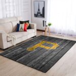 Pittsburgh Pirates Mlb Team Logo Grey Area Rugs Wooden Style Living Room Carpet Sports Rug Regtangle Carpet Floor Decor Home Decor 0